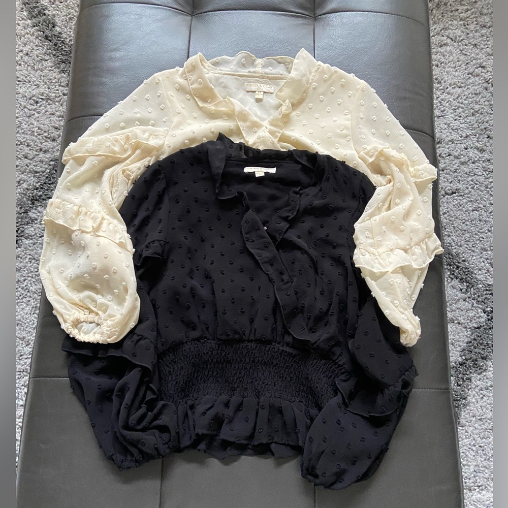 2 Chelsea & Violet tops for girls size M